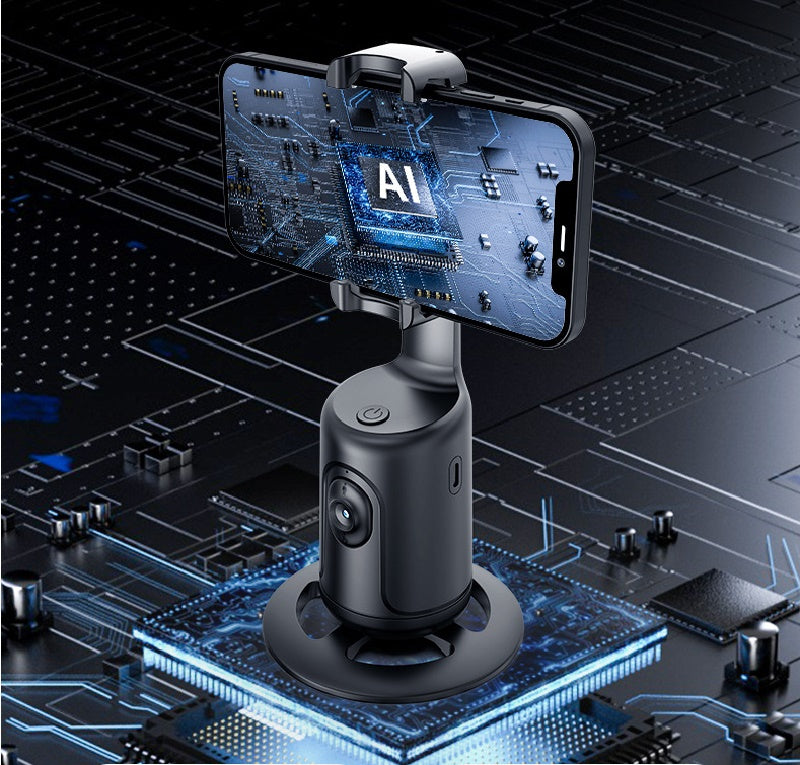 360 Auto Face Tracking Gimbal AI Smart Gimbal Face Tracking Auto Phone Holder For Smartphone Video Vlog Live Stabilizer Tripod - 4 - CJ