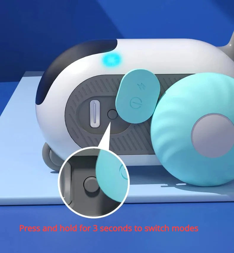 Remote Control Interactive Cat Car Toy USB Charging Chasing Automatic Self - moving Remote Smart Control Car Interactive Cat Toy Pet Products - 0 - CJ