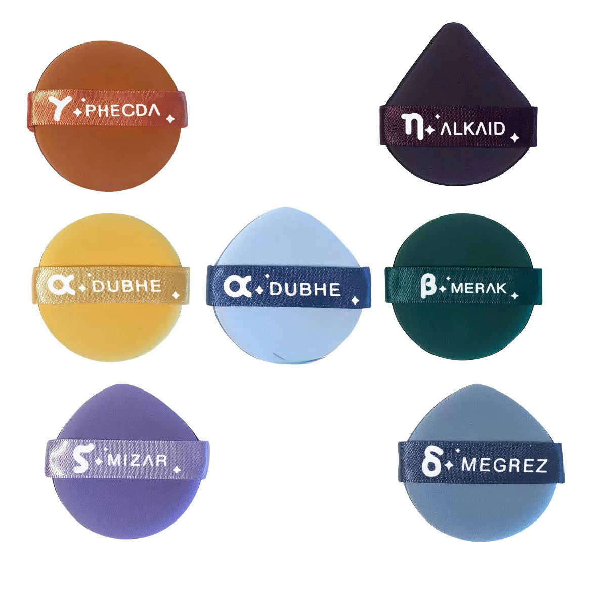 Seven - Star Makeup Puff 7 - Pack - 5 - CJ