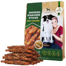 Dog Smoked Rawhide Sticks Wrapped Chicken Pet Natural Chew Treats Grain Free Organic Meat Healthy Human Grade Dried Snacks In Bulk - 5 - CJ