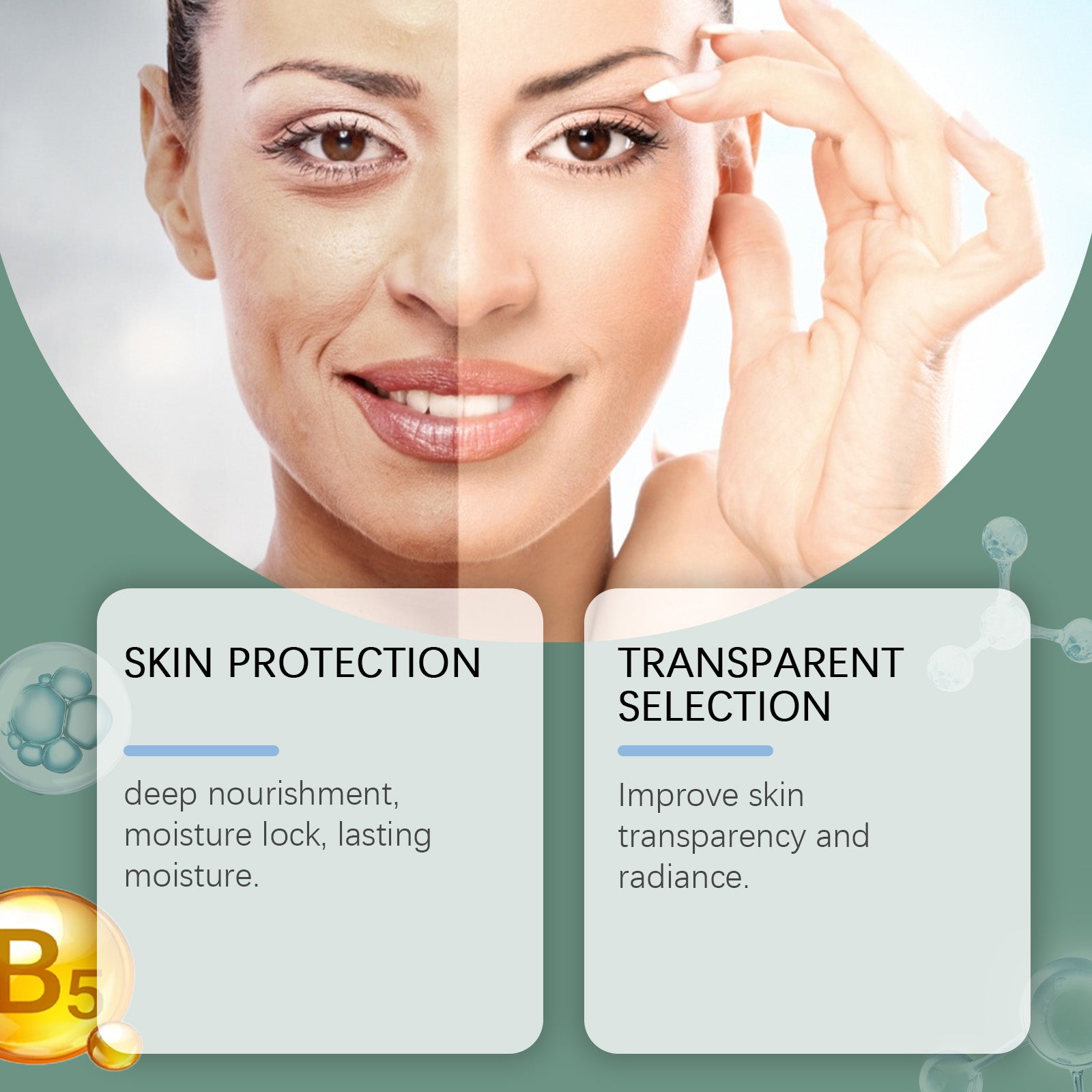 Jaysuing Moisturizing Serum, Brightening And Hydrating Skin Care Serum For Facial Wrinkles - 5 - CJ