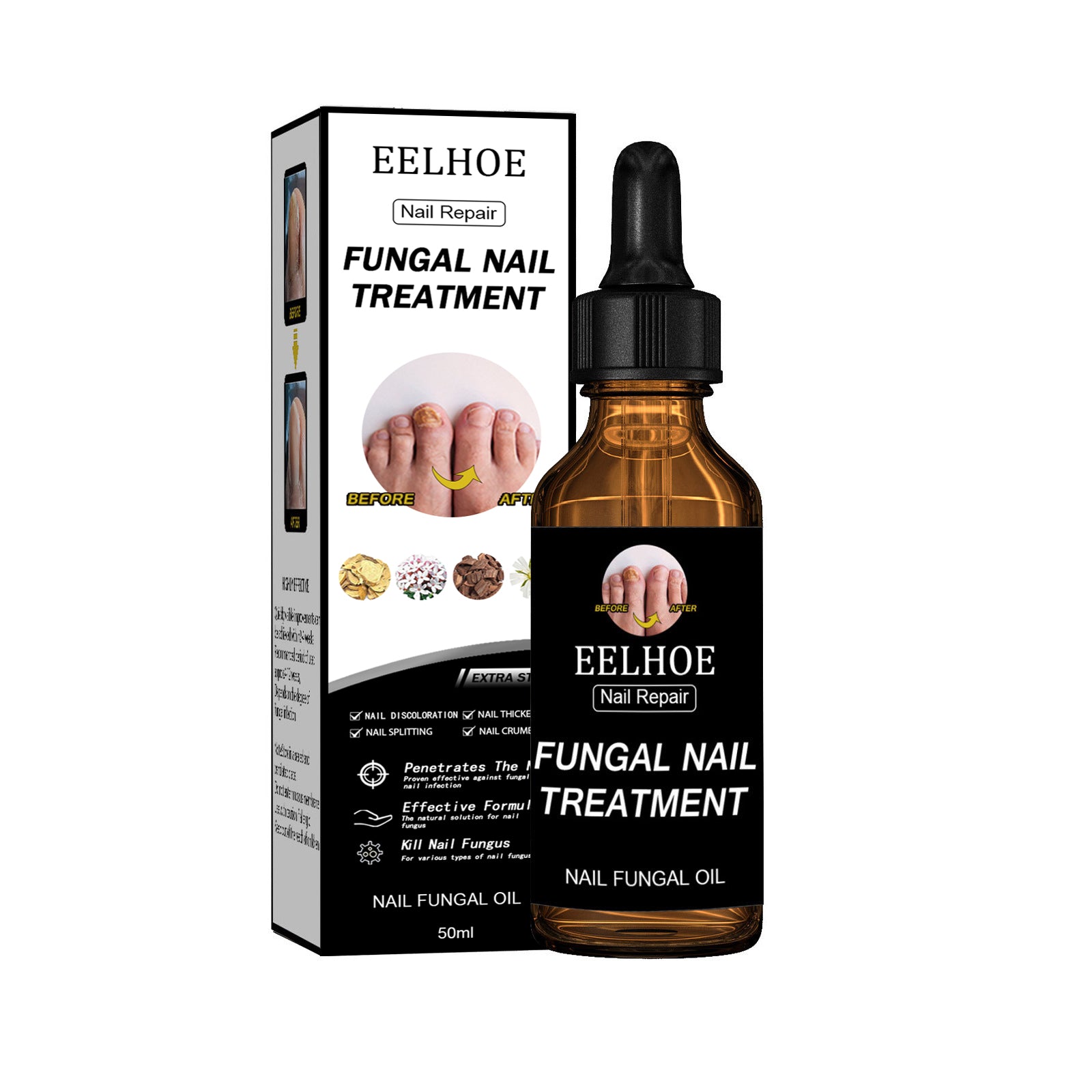 EELHOE Nail Repair Liquid Thickening, Brightening, Whitening, Repairing, Moisturizing, And Nourishing Nail Care Liquid - 5 - CJ