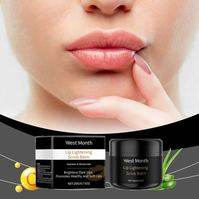 West&Month Exfoliating Lip Scrub, Nourishes And Moisturizes Dry Lips With A Gentle Exfoliating Scrub - 5 - CJ