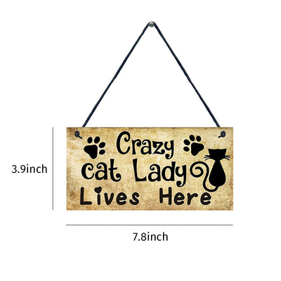 Wooden Cat Pendant For Pets Vintage Style - 0 - CJ