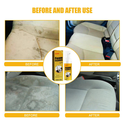 Yierhou Car Steering Wheel Foam Cleaner Leather Seat Cleaner Multi - purpose Interior Cleaner - 5 - CJ