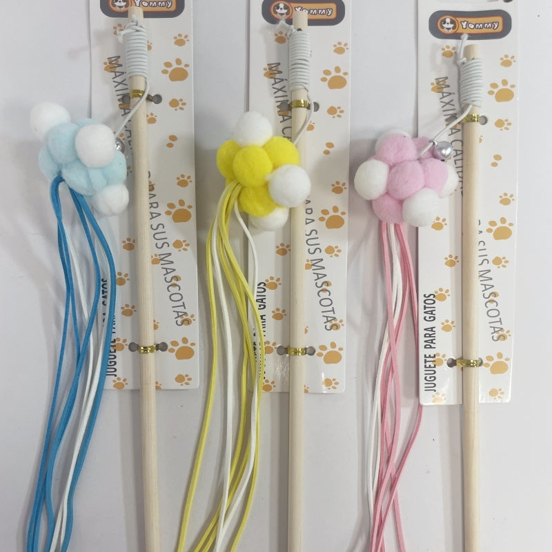 Teasing The Cat Stick Pole