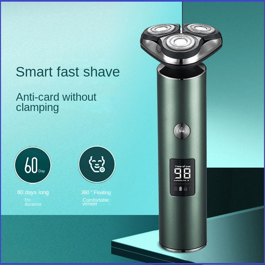 Men's Electric Shaver Triple Head Razor Travel Portable Washable - 5 - CJ