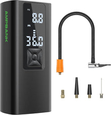 Portable Car Air Pump, Car Tire Automatic Air Pump, Lithium Battery Air Pump With Pressure Gauge And Led Screen, Suitable For Cars, Motorcycles, Bicycles, Balls - 5 - CJ