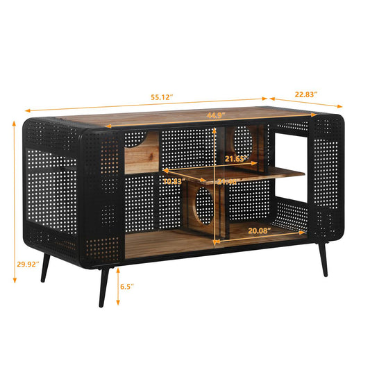 Spacious Cat House With Tempered Glass For Living Room, Hallway - 5 - CJ