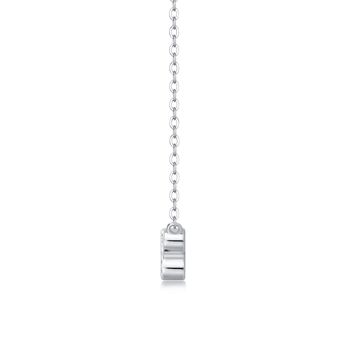 1White Dew Luxury Fashion Diamond Pendant Necklace Set With Mosan Diamond Silver Ornaments Prohibit TikTok sales - 5 - CJ