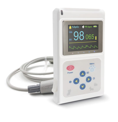 Veterinary Color Display CMS60D - VET Pulse Oximeter Spo2 Probe PR VET Monitor - 5 - CJ