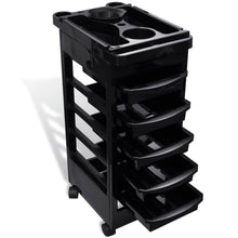Hairdressing Trolley, Plastic with Wheels - 5 - CJ