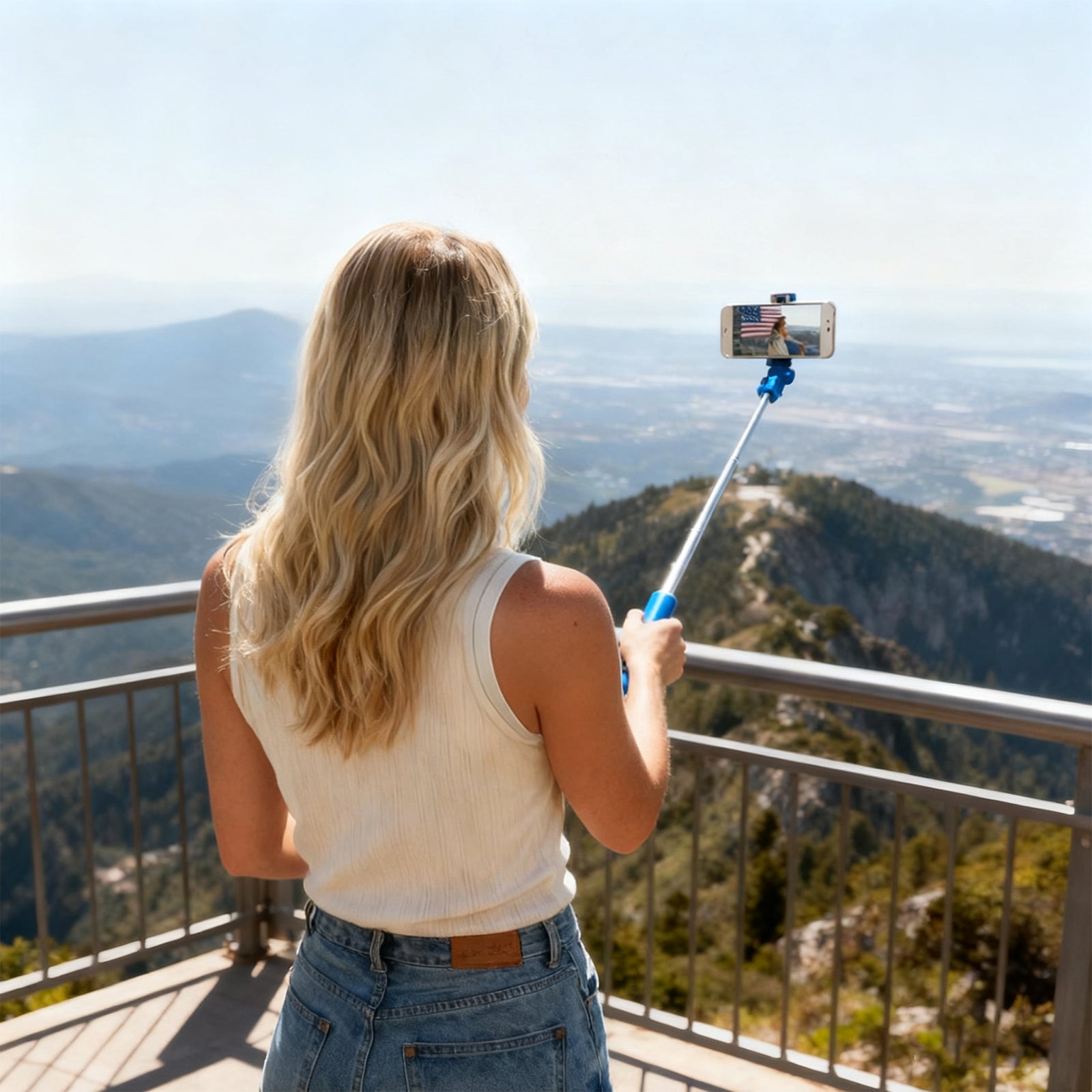Lipstick Selfie Stick - Blue 4302 - 5 - CJ