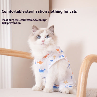 Cat Sterilization Clothing Post - operation Printing Series Four Seasons - 0 - CJ