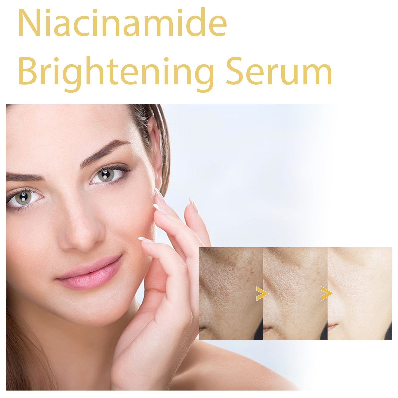 HOYGI Niacinamide Brightening Serum, Lightening Spots And Fine Lines Brightening Skin Hydrating Moisturizing Facial Treatment - 5 - CJ