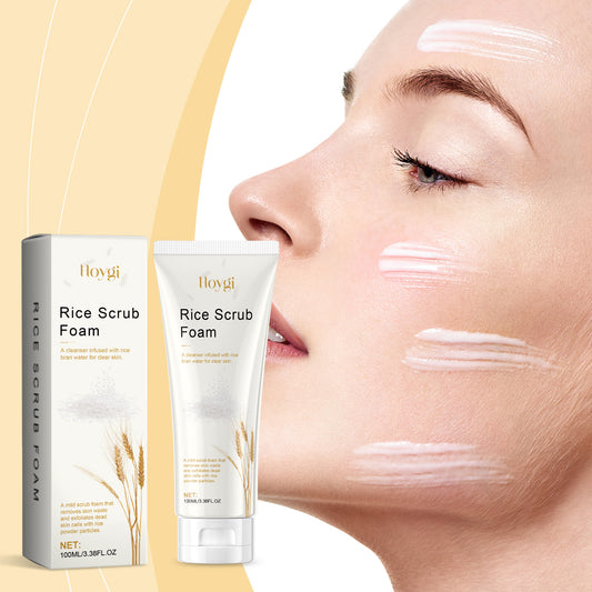 Hoygi Rice Cleanser Gently Cleanses, Hydrates, Moisturizes, Controls Oil, Is Not Tight, Soothes And Repairs Skin - 5 - CJ