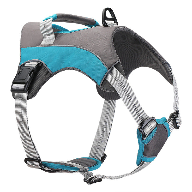 Breathable Large Dog Chest Harness With Leash - 0 - CJ