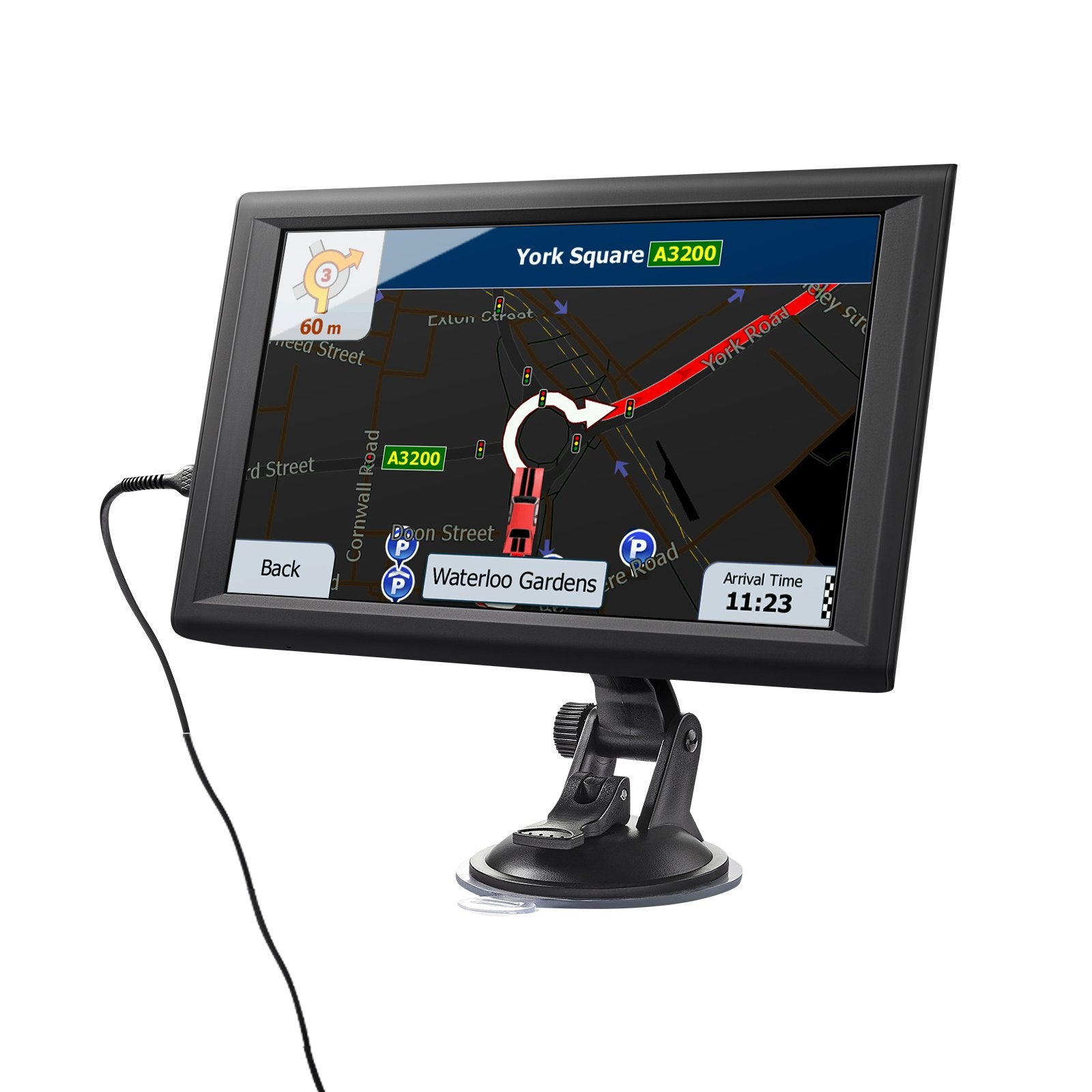 GPS Navigator For Car 9 Inch Touch Screen 16GB GPS Navigation System Dash Cam - 5 - CJ
