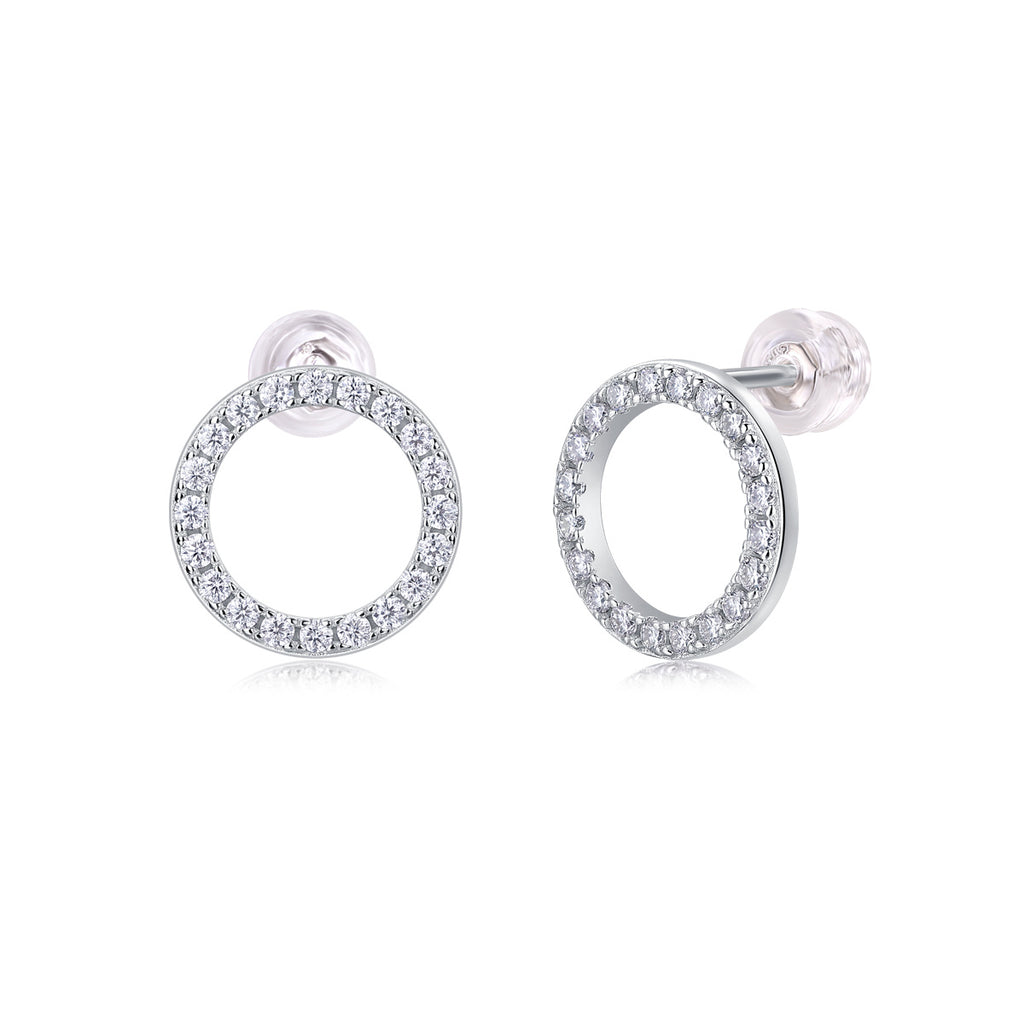 Explore Diamond Set Moissanite Silver Earrings Luxury Fashion Diamond Earring Stud Earrings