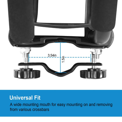 Universal Kayak Roof Rack J Bar, 1 Pairs - Bar Rack HD Kayak Carrier Canoe Boat Surf Ski Roof Top Mount Car SUV Crossbar - 5 - CJ