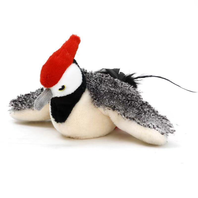 Pet Plush Toy Making Sound Electric Fish Jumping Winged Bird - 0 - CJ