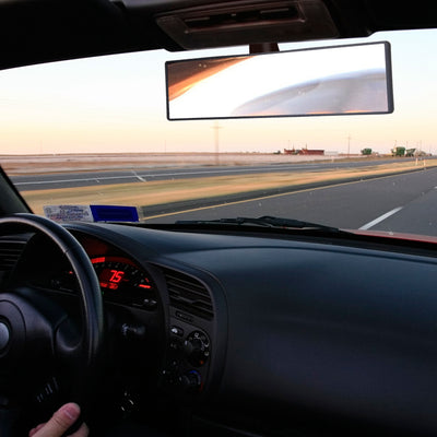 Car Rearview Mirror 11.4in Interior Clip - on Curve Convex Panoramic Anti - glare Rear View Mirrors With Wide Viewing Range For Cars SUVs Trucks Vehicles - 5 - cjdropshipping