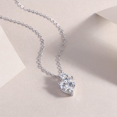 1Ripple Fantasy - A Fashionable And Luxurious Diamond Jewelry Pendant Set With Moissanite S925 Sterling Silver And Platinum Plating Prohibit TikTok sales - 5 - CJ