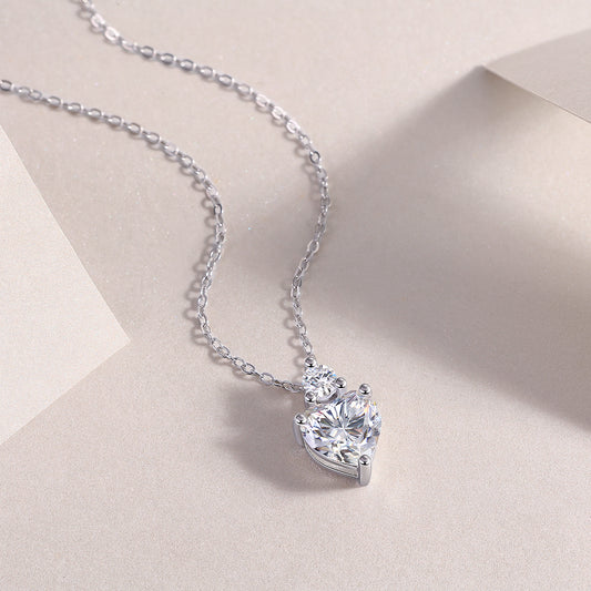 1Ripple Fantasy - A Fashionable And Luxurious Diamond Jewelry Pendant Set With Moissanite S925 Sterling Silver And Platinum Plating Prohibit TikTok sales - 5 - CJ