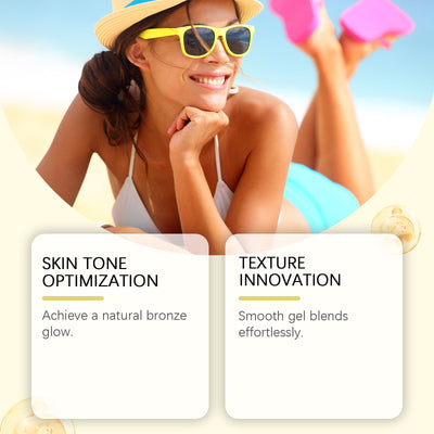 OUHOE Carrot Tanning Gel, Hydrating, Light And Easy To Absorb, Nourishing And Caring Skin Tanning Gel - 5 - CJ