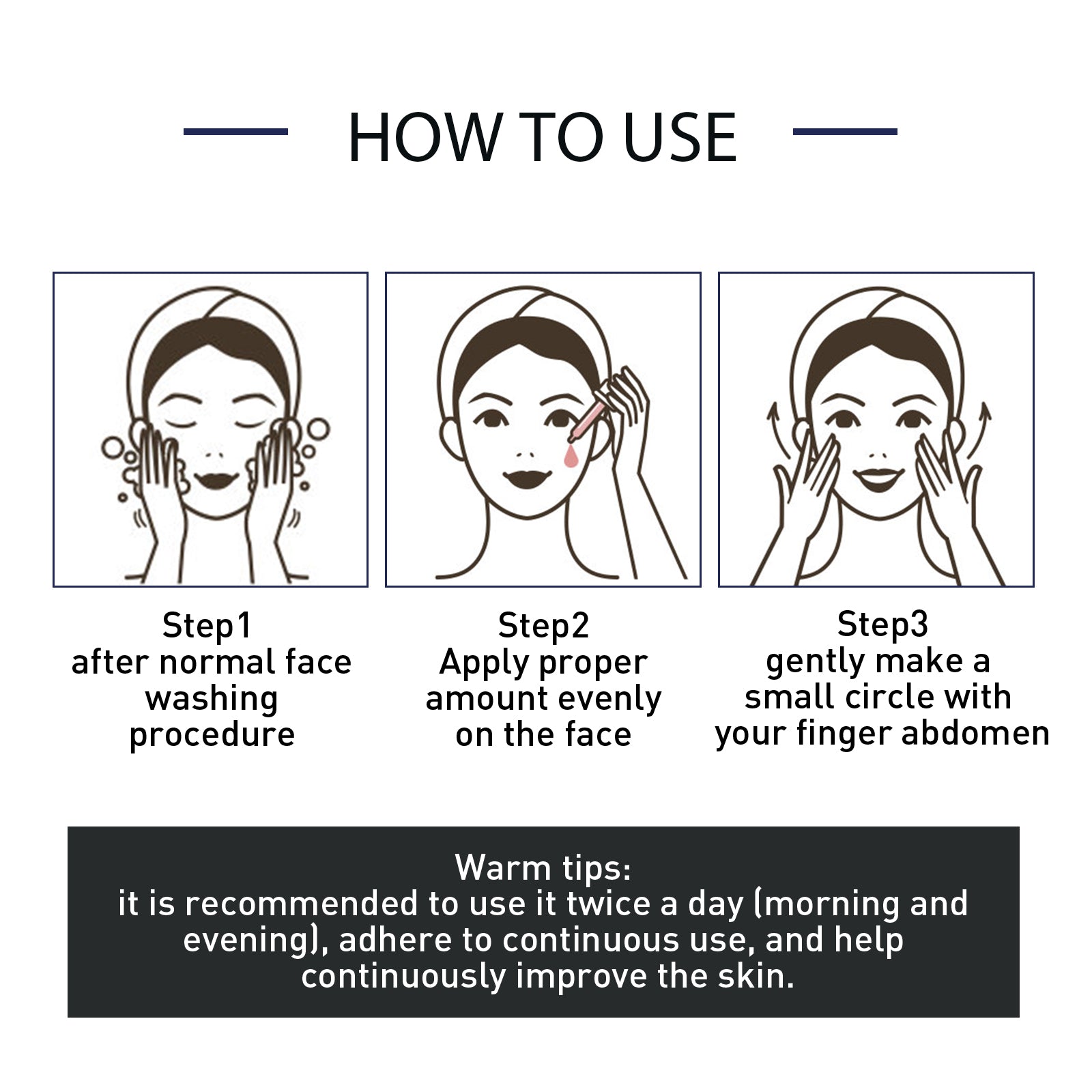 OUHOE Copper Elixir, Repair Facial Skin Fade Wrinkles Deep Moisturizing Delicate Firming Anti - Aging - 5 - CJ