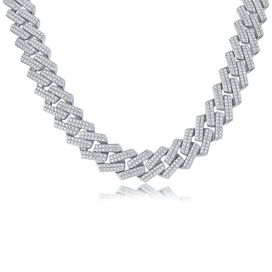 1Man Luxury Fashion Mosan Diamond S925 Silver Necklace Comparable To Natural Diamonds Prohibit Tk Sales - 5 - CJ