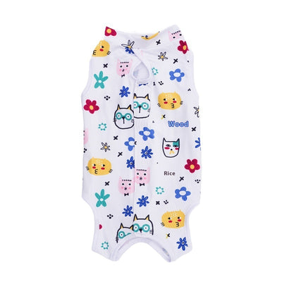 Cat Sterilization Clothing Post - operation Printing Series Four Seasons - 0 - CJ - Sterilization Velcro 16 - XL - CJYD228121864LO