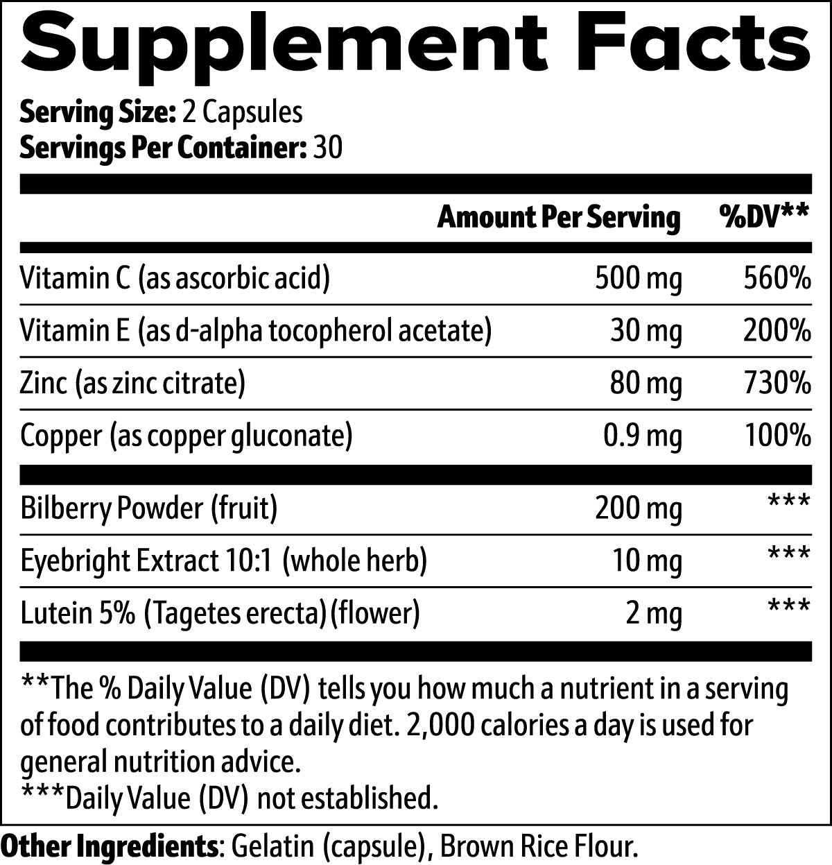 Vendercart Vision Support Supplement Eye Health, Visual Clarity, And Night Vision Boost - 5 - CJ