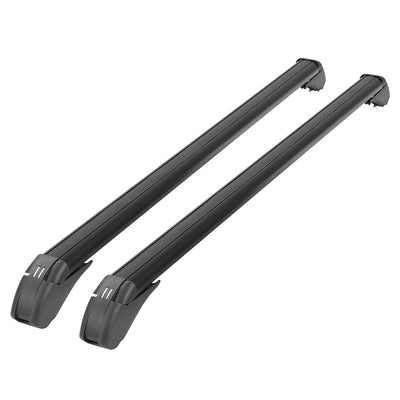 2PCS Universal 110cm 43 - inch Car Roof Rack Cross Bar With Anti - Theft Lock Adjustable Window Frame For Bike Kayak Cargo Luggage - 5 - cjdropshipping