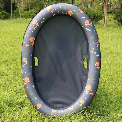 Dog Swimming Pool Inflatable Hammock Pets Pool Floating Bed Spring Summer Swimming Ring - 0 - CJ