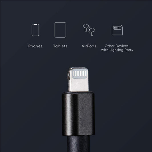150cm 180cm USB Charging Cable A Pple MFi Certified, Nylon Braided Jacket,Black Premium Series - 5 - CJ