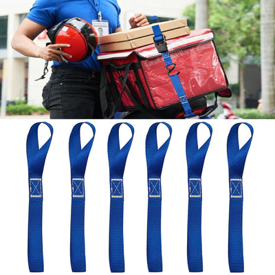 6pcs Motorcycle Motorbike Soft Loop Transport Tie Down Straps 2.5x30cm. - 5 - CJ