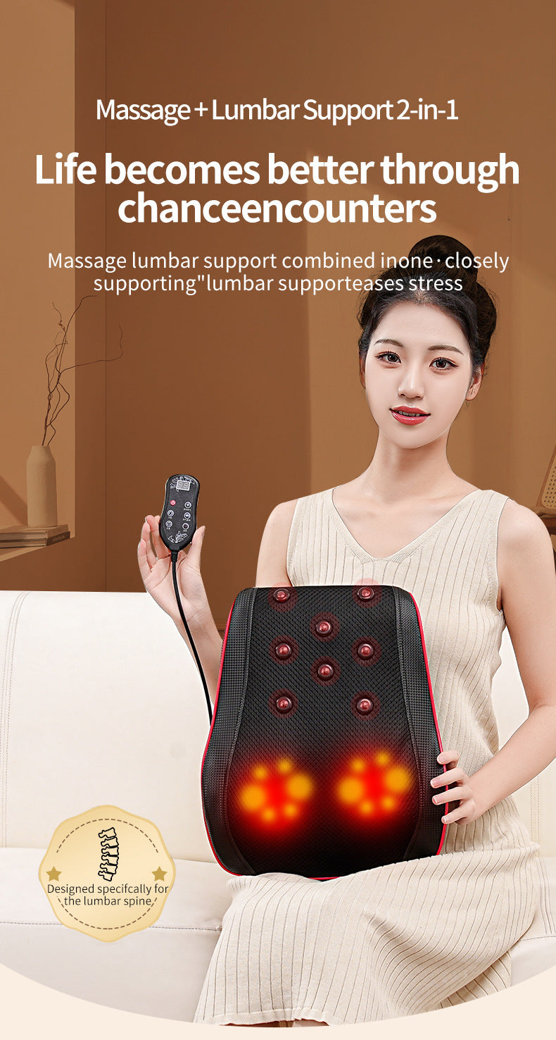 Multi Functional Heating And Vibration Waist Massager - 0 - CJ