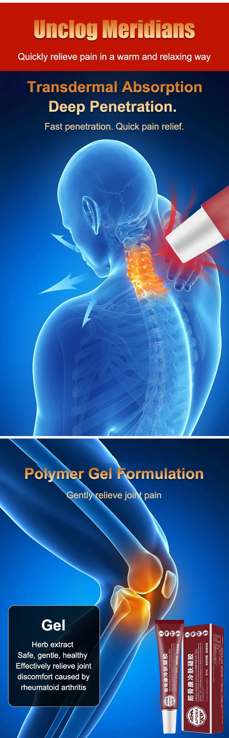 Cold Compressed Gel For Tendons And Bones - 0 - CJ