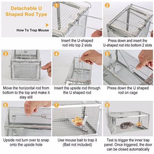 Mouse Trap, Galvanized Iron Mouse Control Bait Catcher, Prohibited Platform Amazon - 5 - CJ