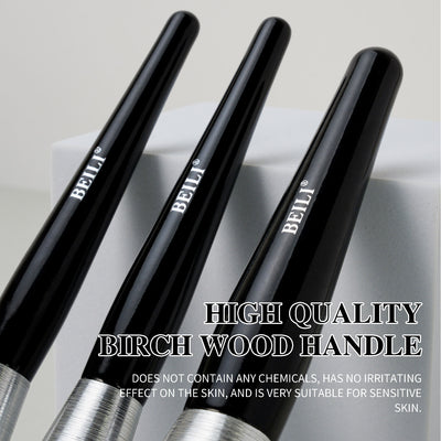 Beli 10pcs Professional Makeup Brush Set New Design Brushed Tube Makeup Brushes - 5 - CJ