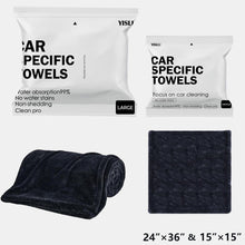 15x15in And 24x36in YISLU Drying Towel - Super Absorbent Car Drying Towel, Woven With Twisted Microfiber, 1300 GSM High Quality Microfiber 70 30 Mixed Twisted Microfiber - 5 - CJ