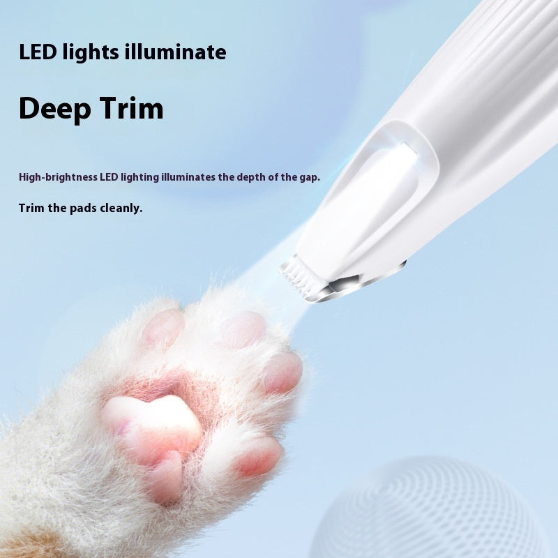 Pets Efficient LED Shaving Cat Dog Foot Hair Electric Clipper Pet Products - 0 - CJ