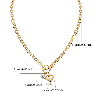 1Meteor Wish Luxury Fashion Diamond Pendant Necklace Set With Mosan Diamond Silver Ornaments Prohibit TikTok sales - 5 - CJ