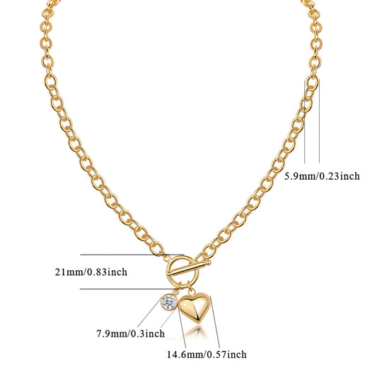 1Meteor Wish Luxury Fashion Diamond Pendant Necklace Set With Mosan Diamond Silver Ornaments Prohibit TikTok sales - 5 - CJ