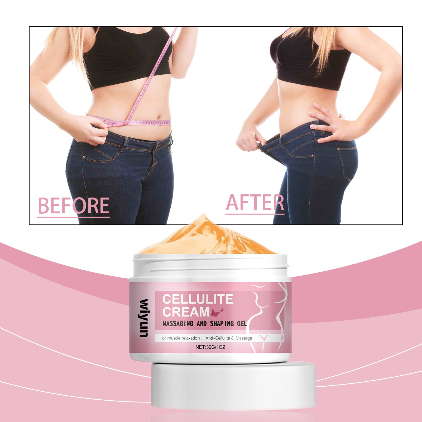 Wiyun Body Massage Cream Improves Skin Elasticity, Firming And Gentle Formula Moisturizes And Nourishes Skin - 5 - CJ