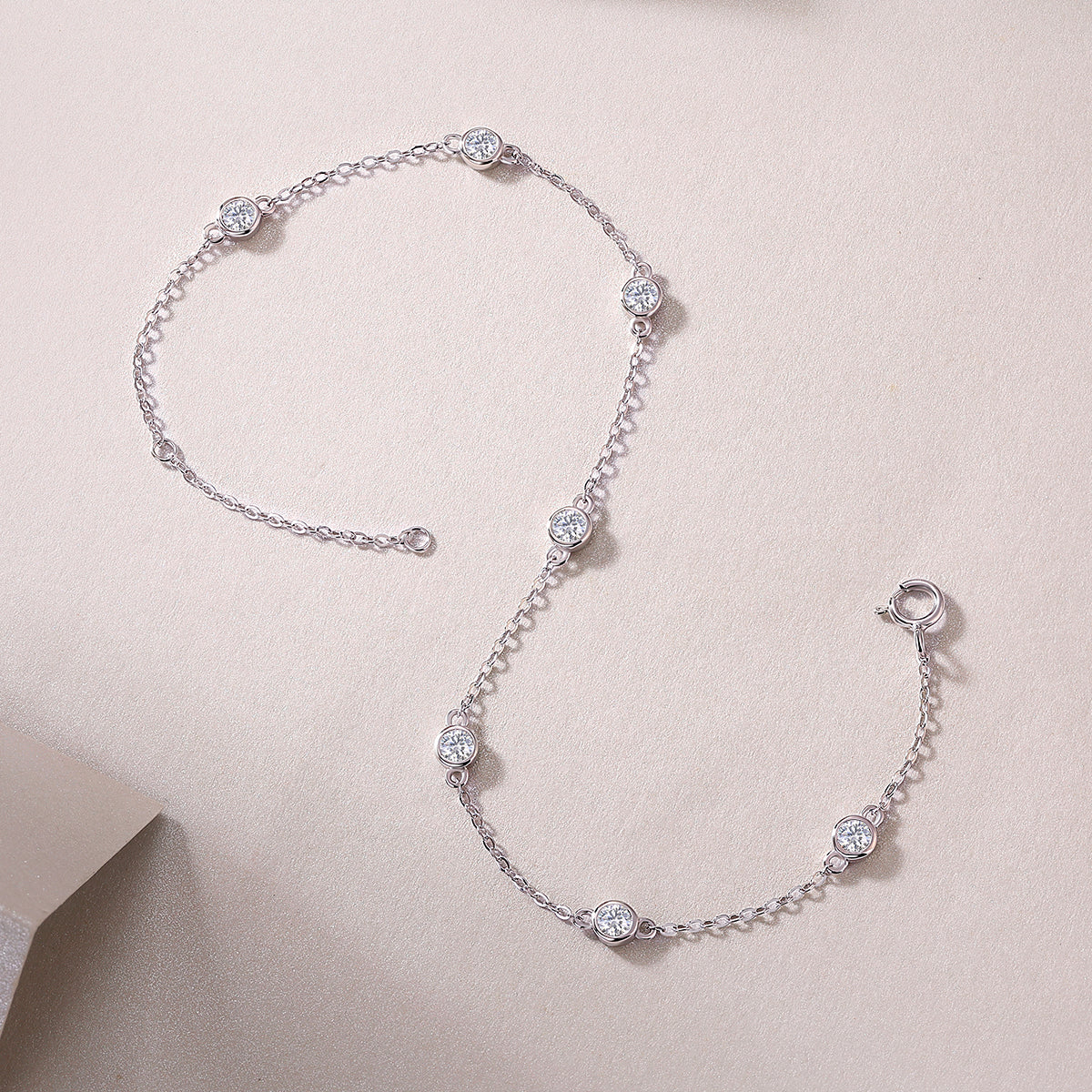 1Smart Bubble Luxury Fashion Mossan Diamond S925 Silver Bracelet Comparable To Natural Diamonds Prohibit TikTok sales - 5 - CJ