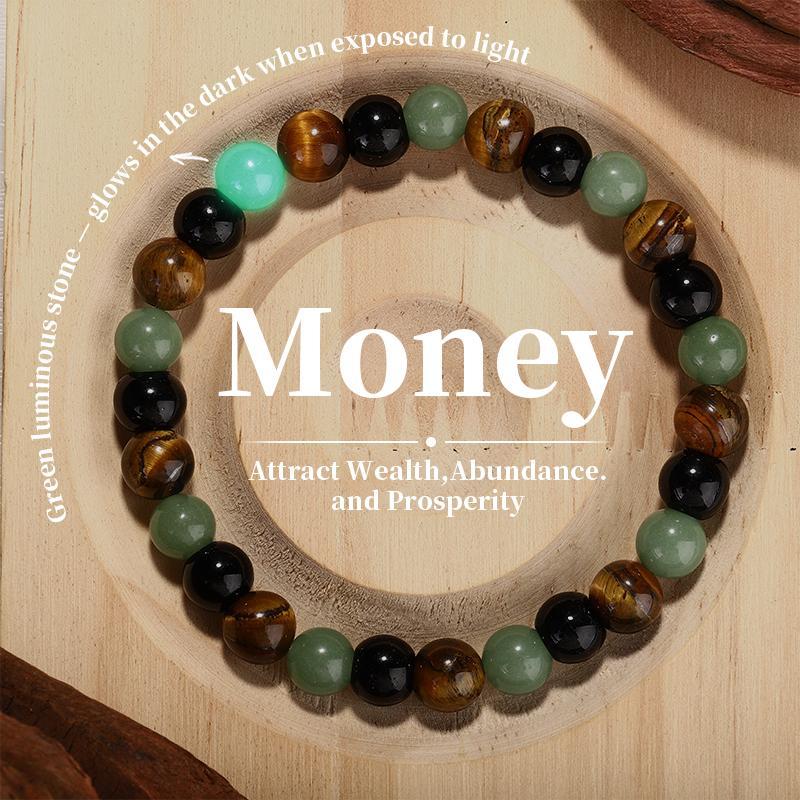 Green Luminous Stone Glows In The Dark Charges With Light 22g 22cm Ideal Gift For Wealth Success & Positive Vibes Home Decor - 5 - CJ