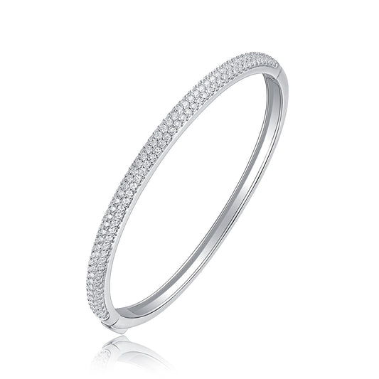1Monologue Luxury Fashion Set Mosan Diamond S925 Silver Bracelet Prohibit TikTok sales - 5 - CJ