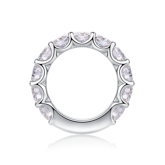 1Dazzling Moments - A Fashionable And Luxurious Jewelry Accessory Set With Moissanite S925 Sterling Silver And Platinum - plated Diamond Prohibit TikTok sales - 5 - CJ